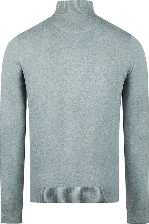 McGregor Vest Merino Blend Sage Groen Product / Achterkant