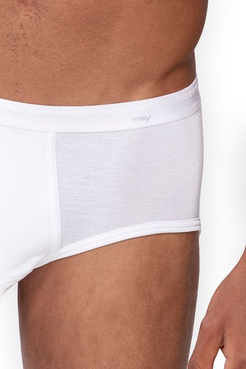 Mey Noblesse Slip Boxershort Weiß Model / Detail