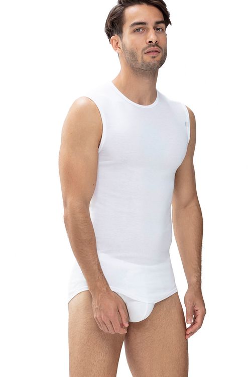 Mey Noblesse City Singlet Weiß Model / Voorkant