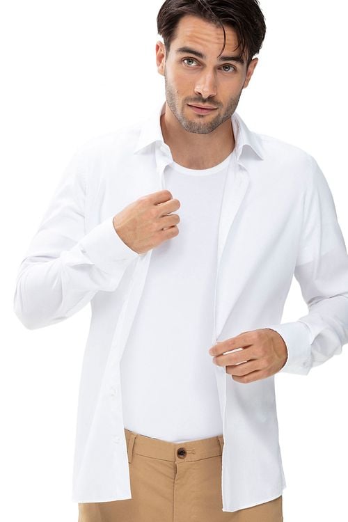 Mey O-neck Dry Cotton T-shirt White Model / Voorkant