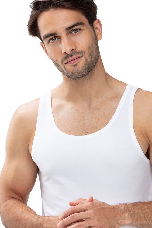 Mey Dry Cotton Athletic Singlet White Model / Voorkant