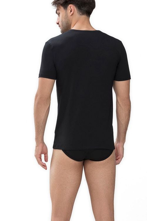 Mey V-neck Dry Cotton T-shirt Black Model / Achterkant