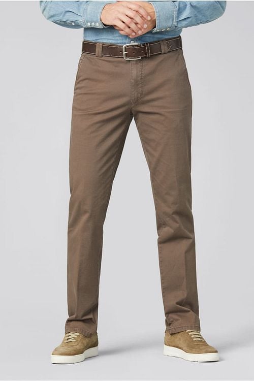 Meyer Pants Roma Brown Model / Voorkant