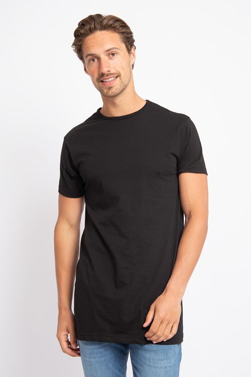 5672/2P/99 Derby Long T-shirt Black