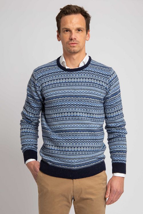 22U10782 - Fair Isle - Pull Crewneck kl navy