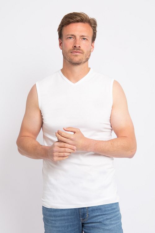 6685/2P/01 Minto Singlet White