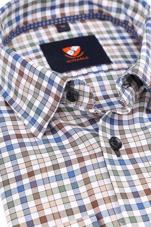 Suitable Hemd Braun Kariert Product / Detail