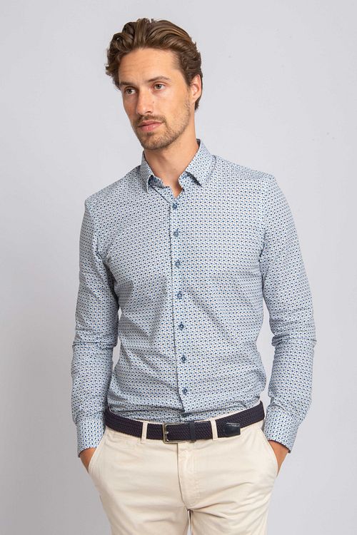 Suitable Shirt Dia Mosa Blue Model / Voorkant