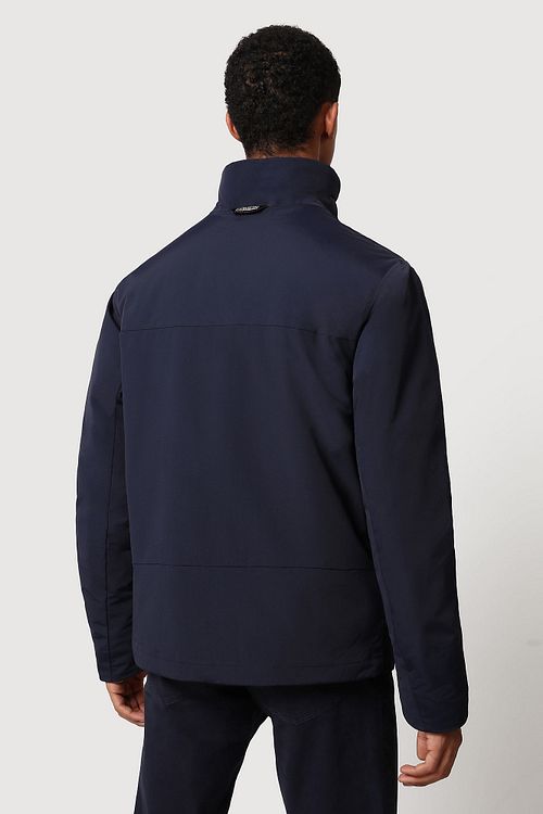 Napapijri Manteau Rankine Bleu Foncé Model / Achterkant