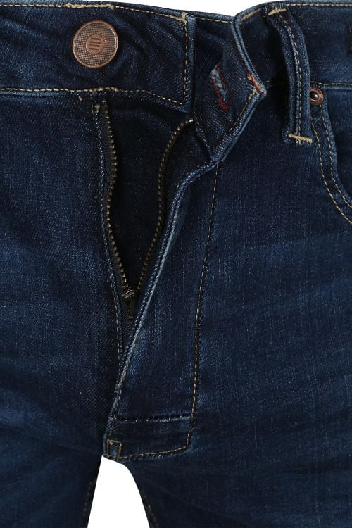 No Excess Denim Short Donkerblauw Product / Detail