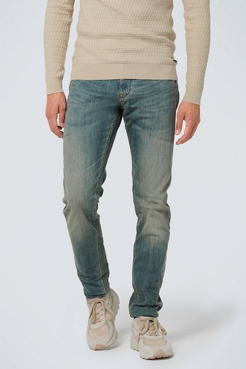 No Excess Jeans 712 Bleach Denim Model / Voorkant