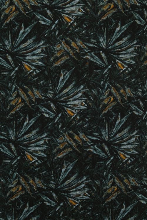 No Excess Polo Shirt Pique Printed Dark Green Product / Detail