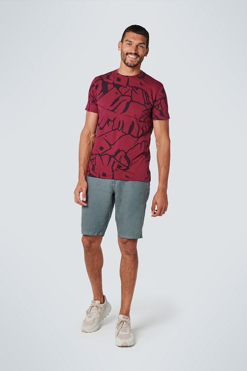 No Excess T Shirt Print Red Model / Voorkant
