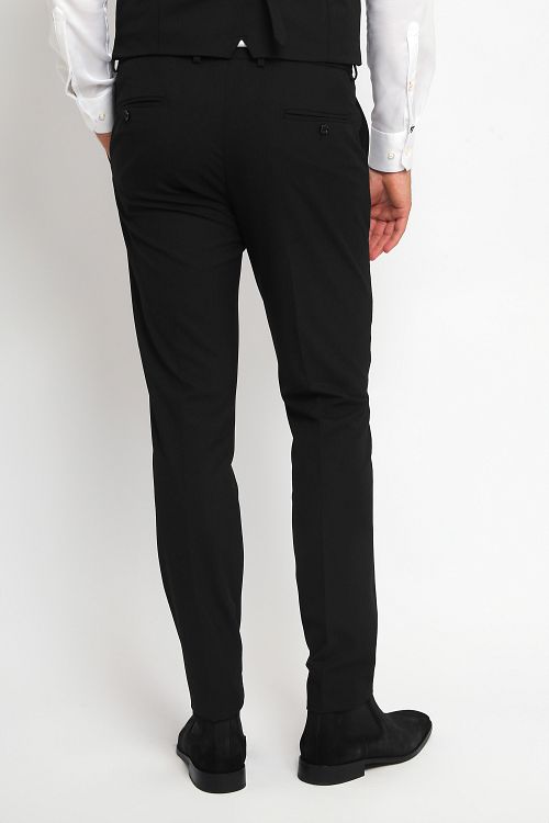 Suitable BASE Pantalon Noir Product / Achterkant