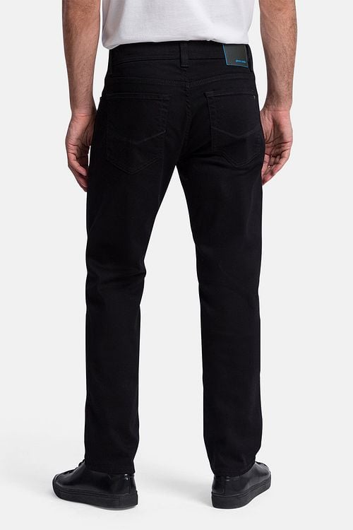 Pierre Cardin Pantalon Lyon Tapered Future Flex Noir Model / Achterkant