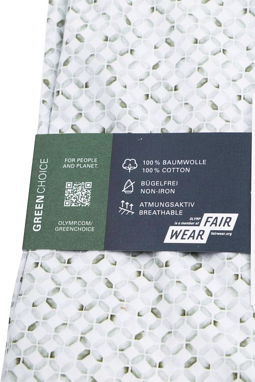Olymp Luxor Shirt Print Olive Product / Detail
