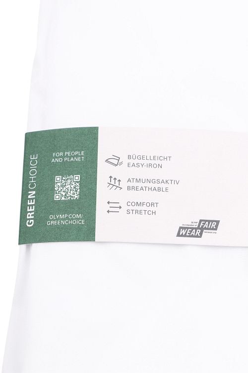 Olymp Level Five Shirt Extra Long Sleeve Body-Fit White Product / Detail