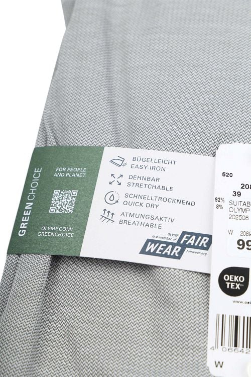 OLYMP Shirt Level 5 24/Seven Grey Green Product / Detail