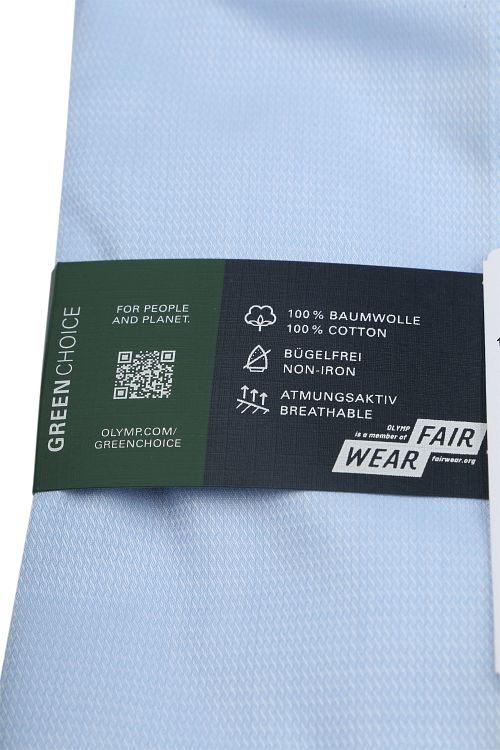 Olymp Luxor Shirt Structure Light Blue Product / Detail