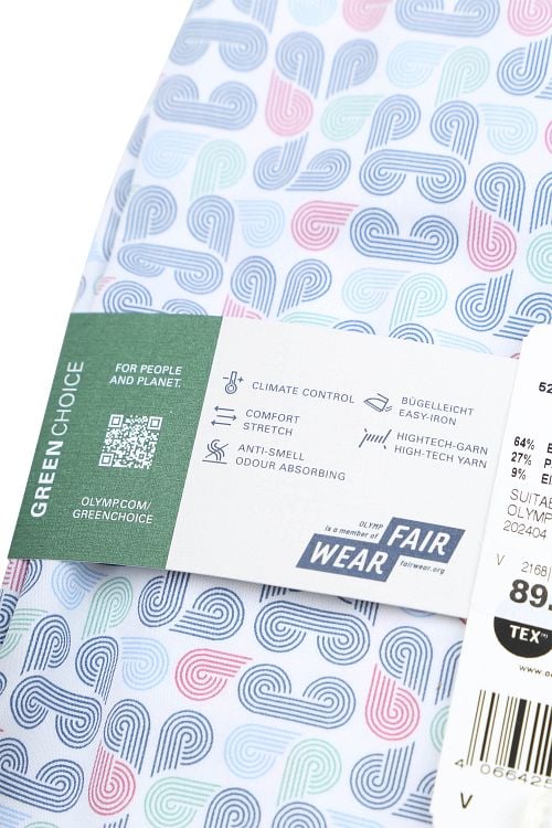 OLYMP Shirt Level 5 Print Multicolour Product / Detail