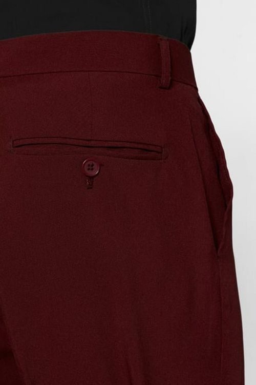 OppoSuits Anzug Blazing Burgundy Model / Detail