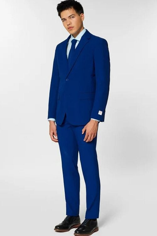 OppoSuits Navy Royale Anzug Model / Voorkant