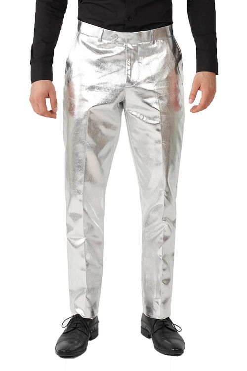 OppoSuits Shiny Silver Suit Model / Detail