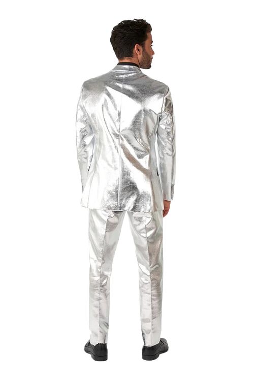OppoSuits Shiny Silver Suit Model / Achterkant