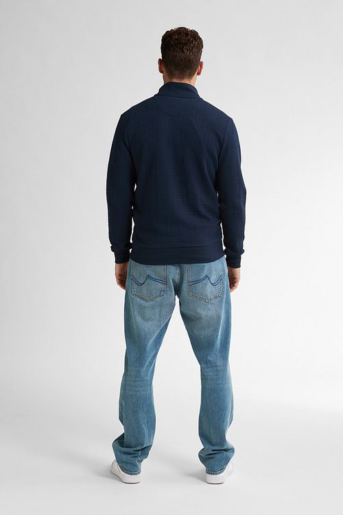 Petrol Cardigan Starboard Navy Model / Achterkant
