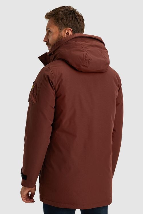 PME Legend Ice Pilot Parka Rust Model / Achterkant