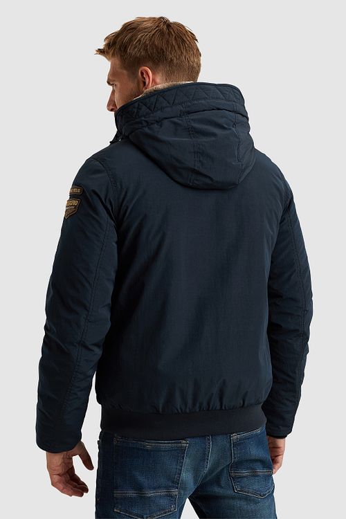 PME Legend Jacket Ice Striper Navy Model / Achterkant