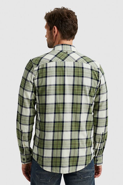 PME Legend Shirt Checks Green Model / Achterkant