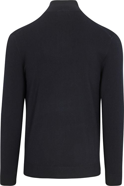 Profuomo Cardigan Luxury Basic Navy Product / Achterkant