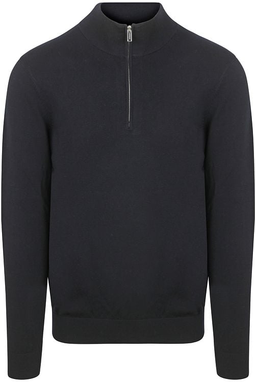Profuomo Half Zip Pullover Luxury Navy Product