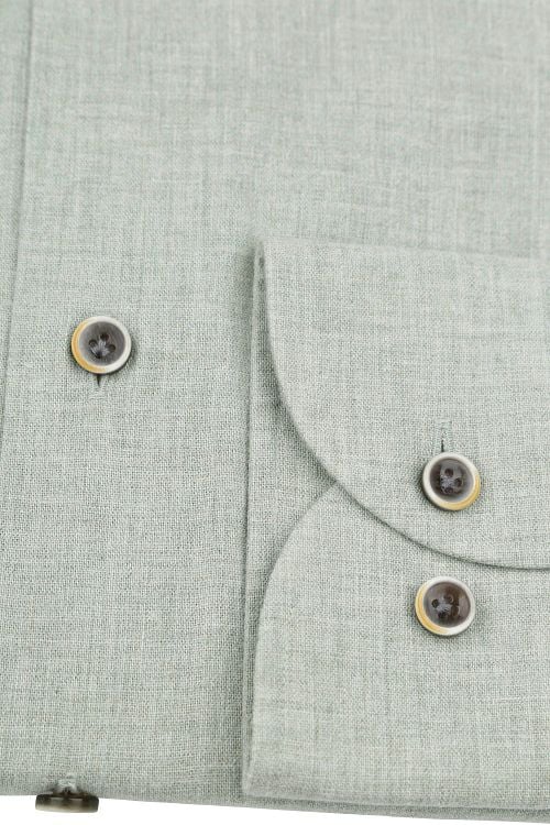 Profuomo Hemd Leinen Blend Hellgrün Product / Detail