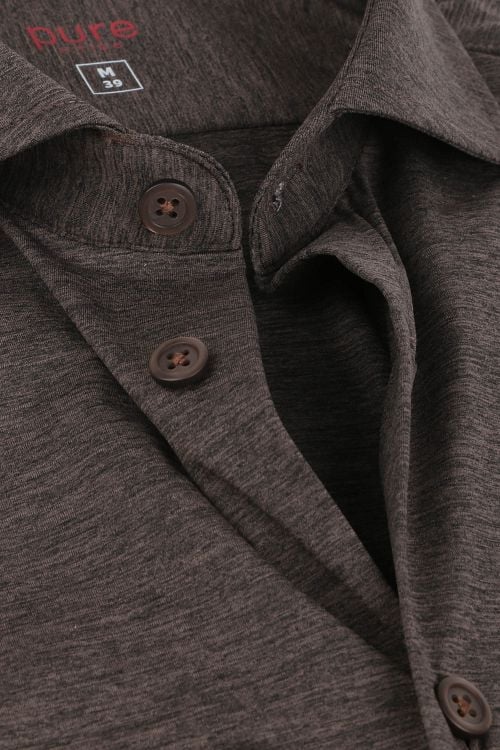 Pure H.Tico The Functional Shirt Brown Product / Detail