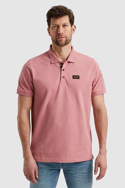 PME Legend Poloshirt Trackway Rose Vieux Model / Voorkant