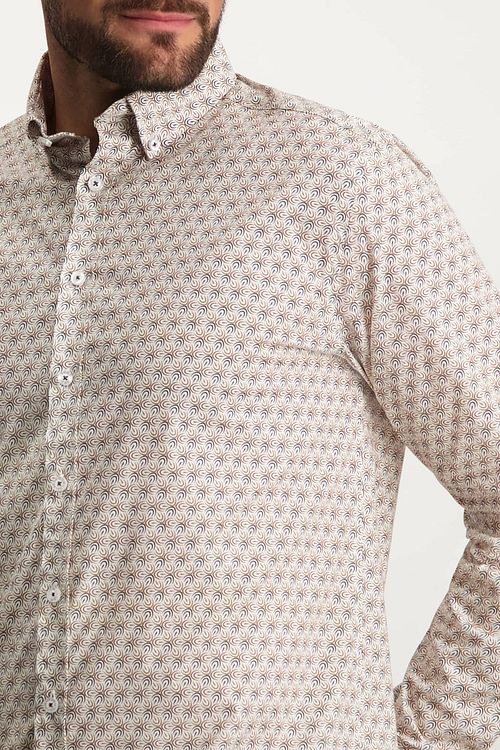 State Of Art Hemd Druck Zahlen Multicolour Model / Detail