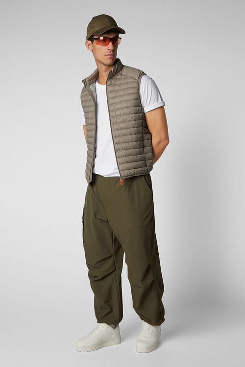 Save The Duck Bodywarmer Adam Grey Model / Voorkant
