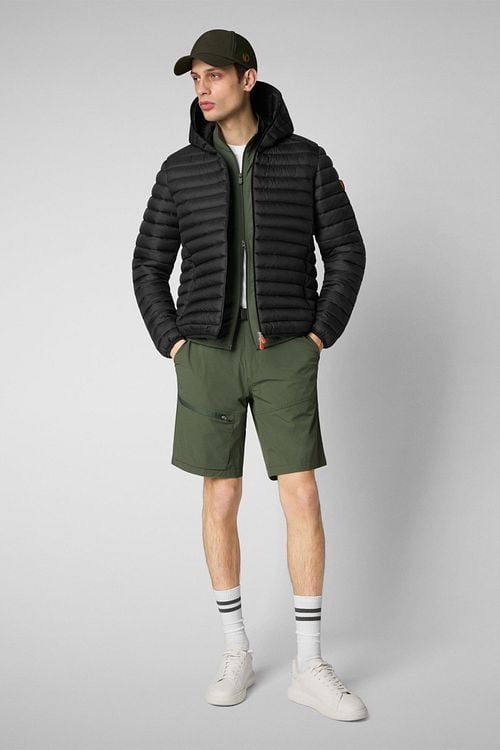 Save The Duck Jacket Donald Black Model / Voorkant