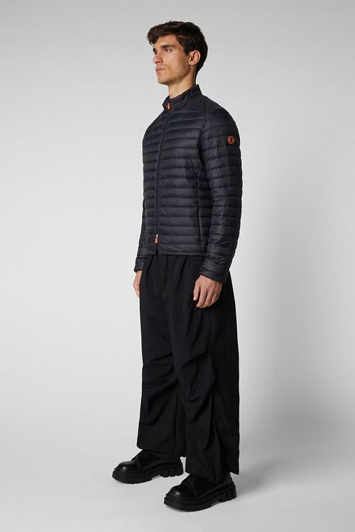 Save The Duck Jacke Alex Schwarz Model / Zijkant