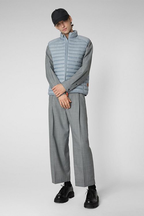 Save The Duck Veste Sans Manches Adam Bleu Clair Model / Voorkant