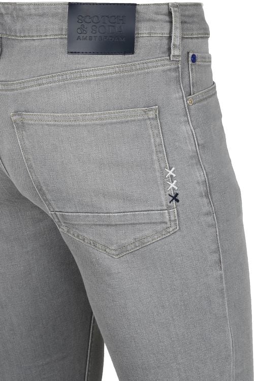 Scotch and Soda Skim Jeans Grijs Product / Detail