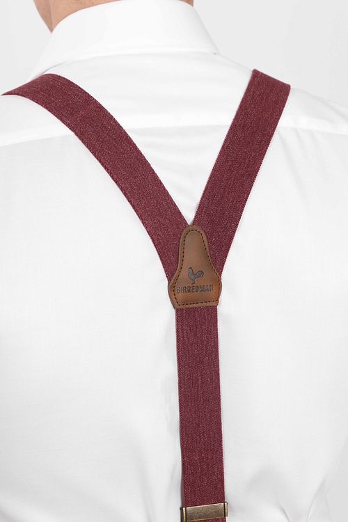 Sir Redman Luxury Suspenders Essential Bordeaux Model / Achterkant