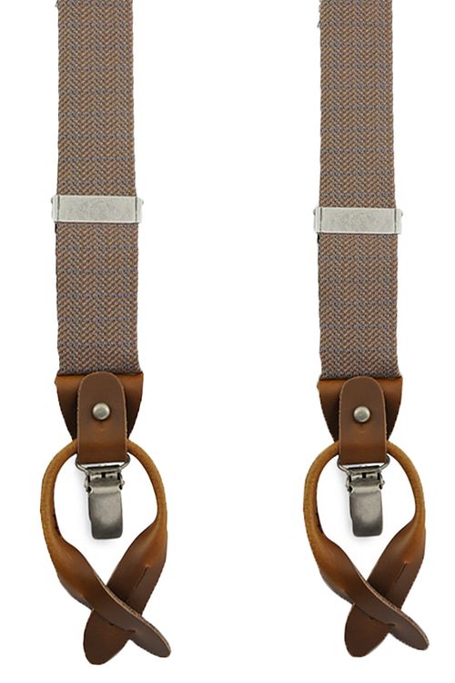 Sir Redman Luxury Suspenders Essential MacMillan Brown Product