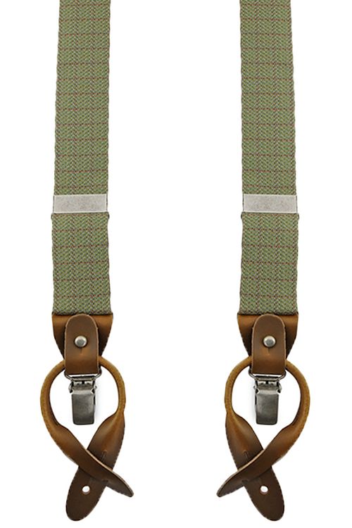Sir Redman Luxury Suspenders Essential MacMillan Green Product