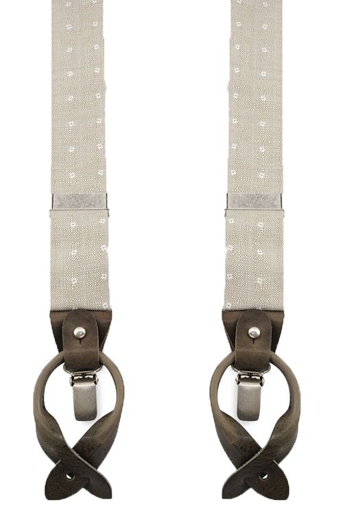 Sir Redman Suspenders Bridal Blossom Taupe Product