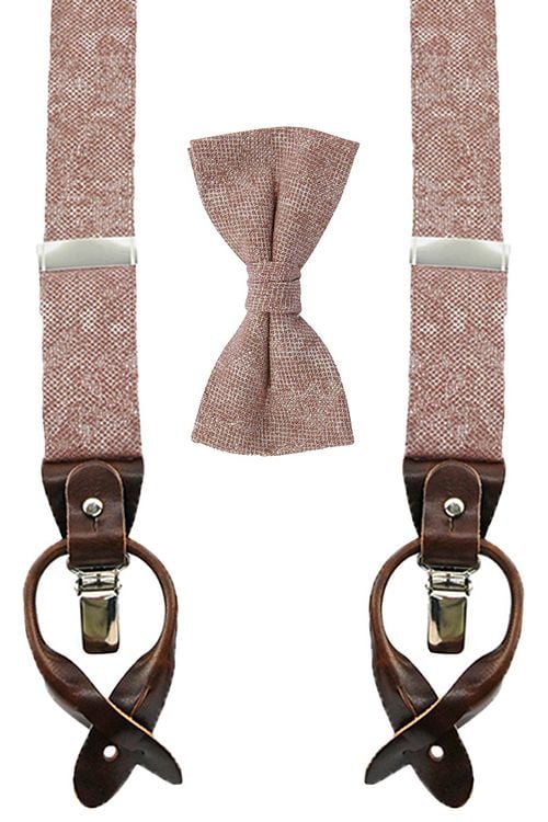 Sir Redman Suspenders Combi Pack Sposo Stiloso Burgundy Product