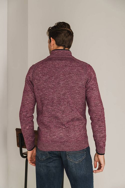 State Of Art Half Zip Pullover Red Model / Achterkant