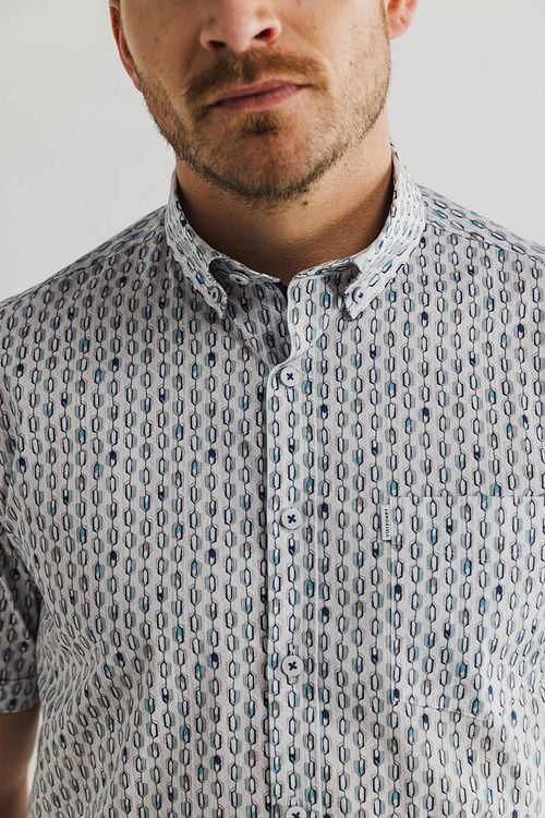State Of Art Short Sleeve Hemd Popli Model / Detail